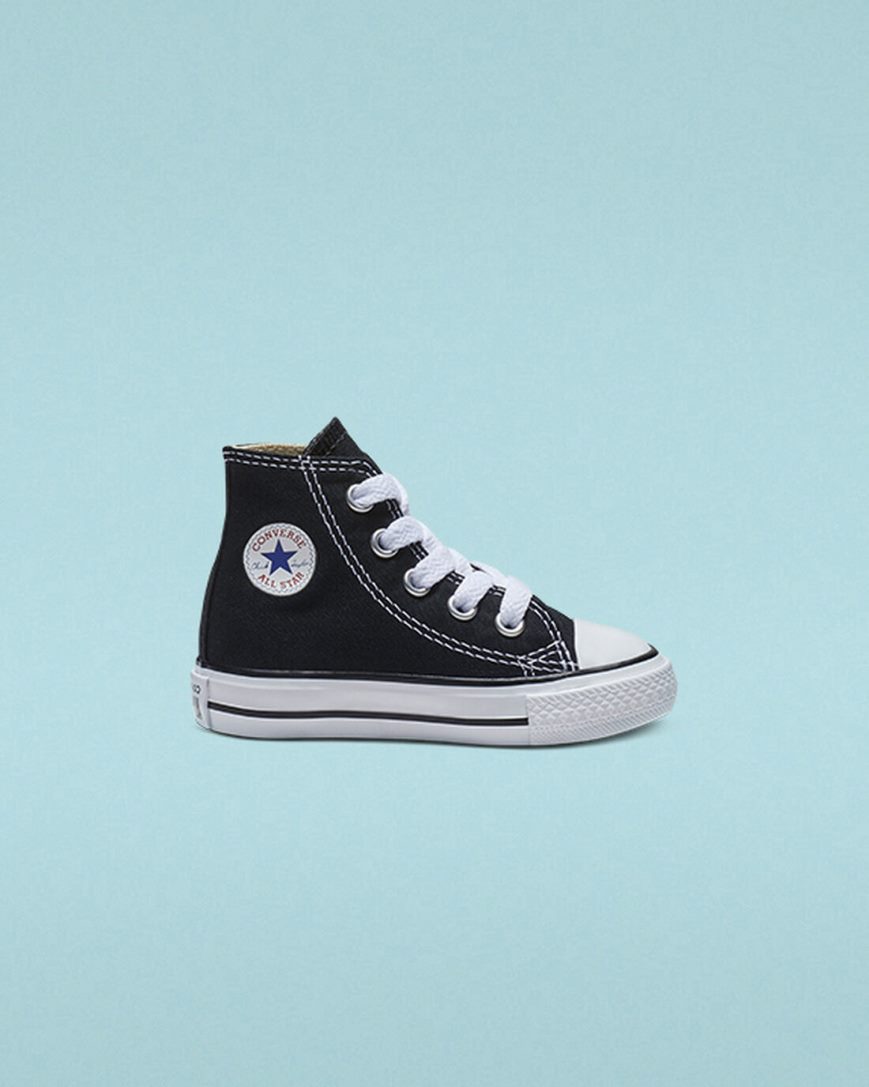 Dívčí Boty Vysoké Converse Chuck Taylor All Star Classic Černé | CZ LEID13